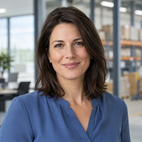KI-Porträt der fiktiven Person L. Hansen